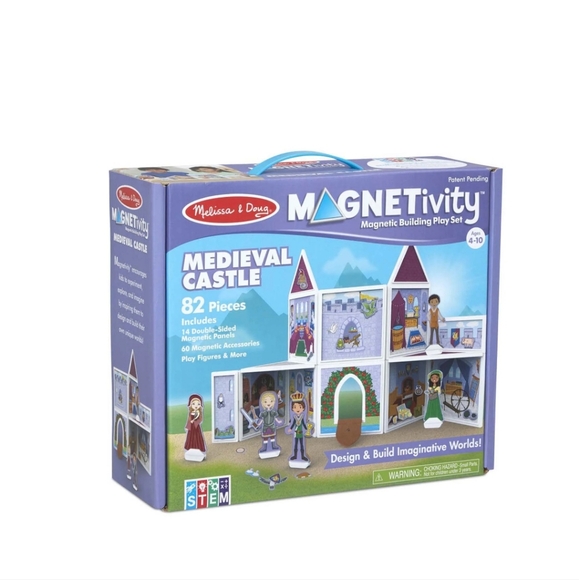 Melissa & Doug Blue Magnetivity Building Set - Picture 1 of 7